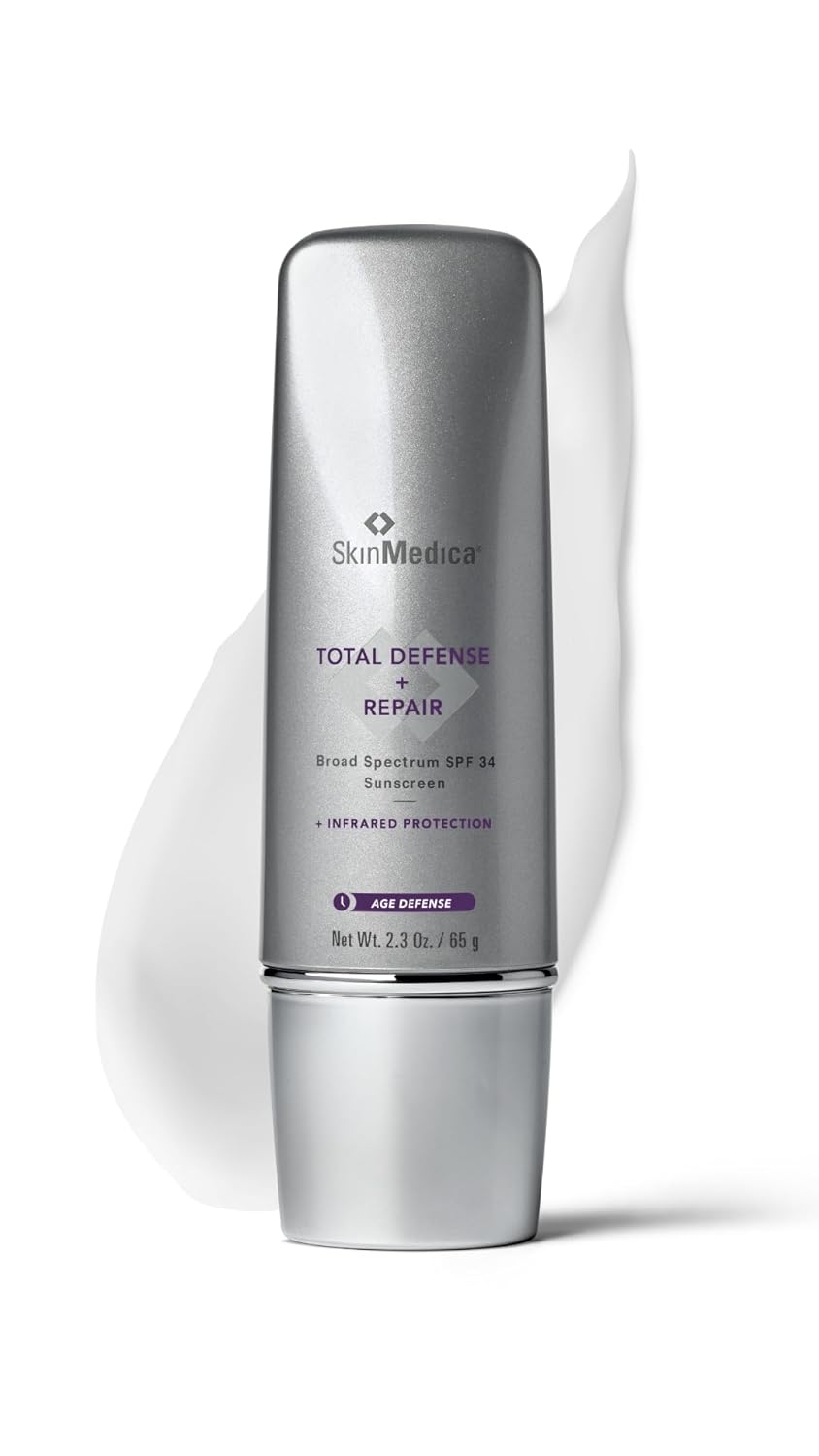 SkinMedica Total Defense + Repair SPF 34 Sunscreen - Broad Spectrum Protection for Your Face