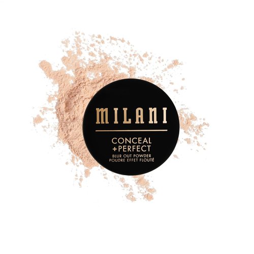 Milani Conceal + Perfect Setting Powder - Translucent Talc-Free Formula for Pore Blurring Finish