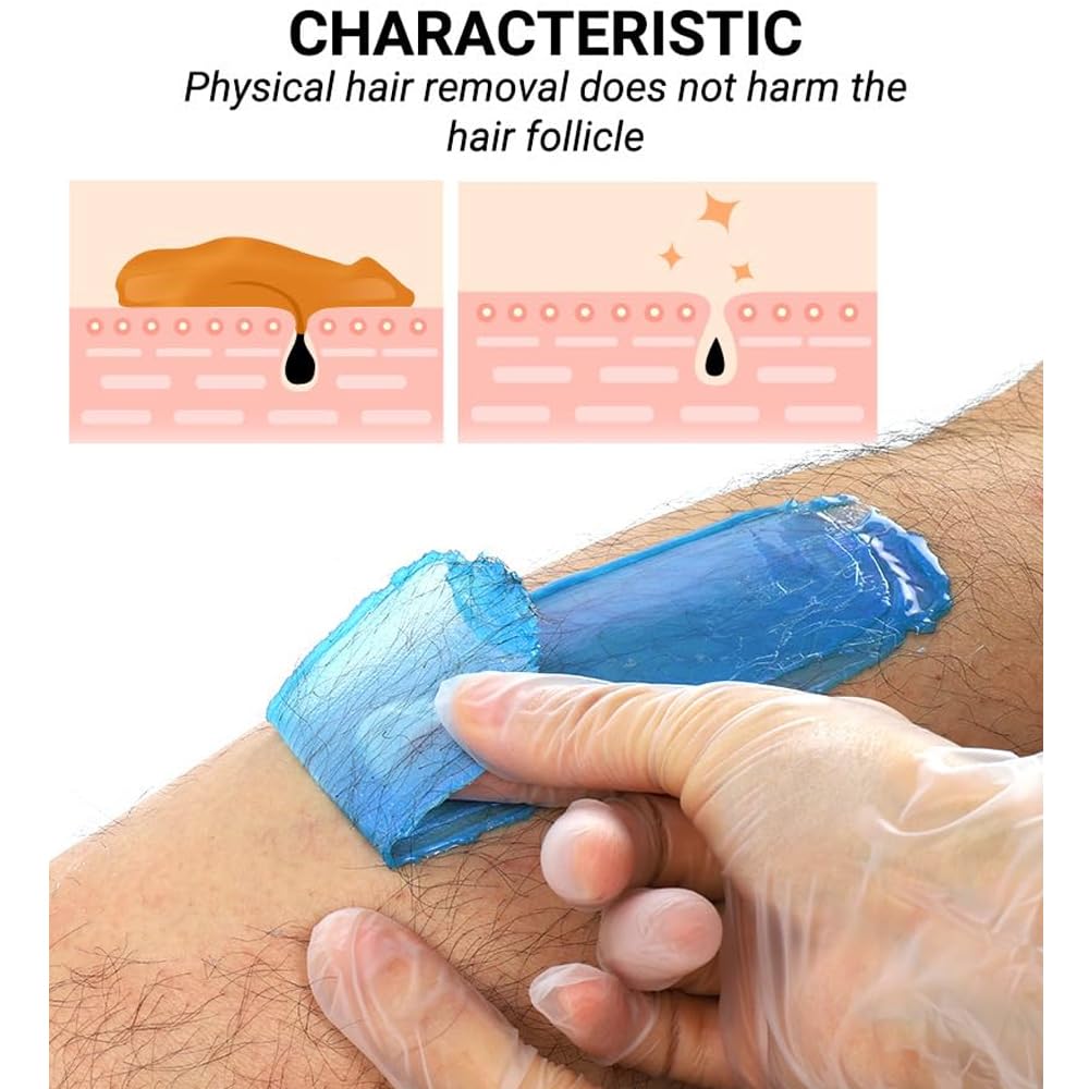 Waxing Kit for Women Men Digital Wax Warmer Hard Wax Kit with 400g Wax Beans for Full Body Brazilian Bikini Armpit Hair Removal Pink