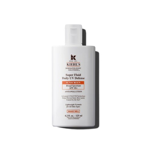 Kiehl's Super Fluid UV Defense Sunscreen SPF 50+ - Lightweight, Matte Finish, UVA/UVB Protection, Non-Comedogenic