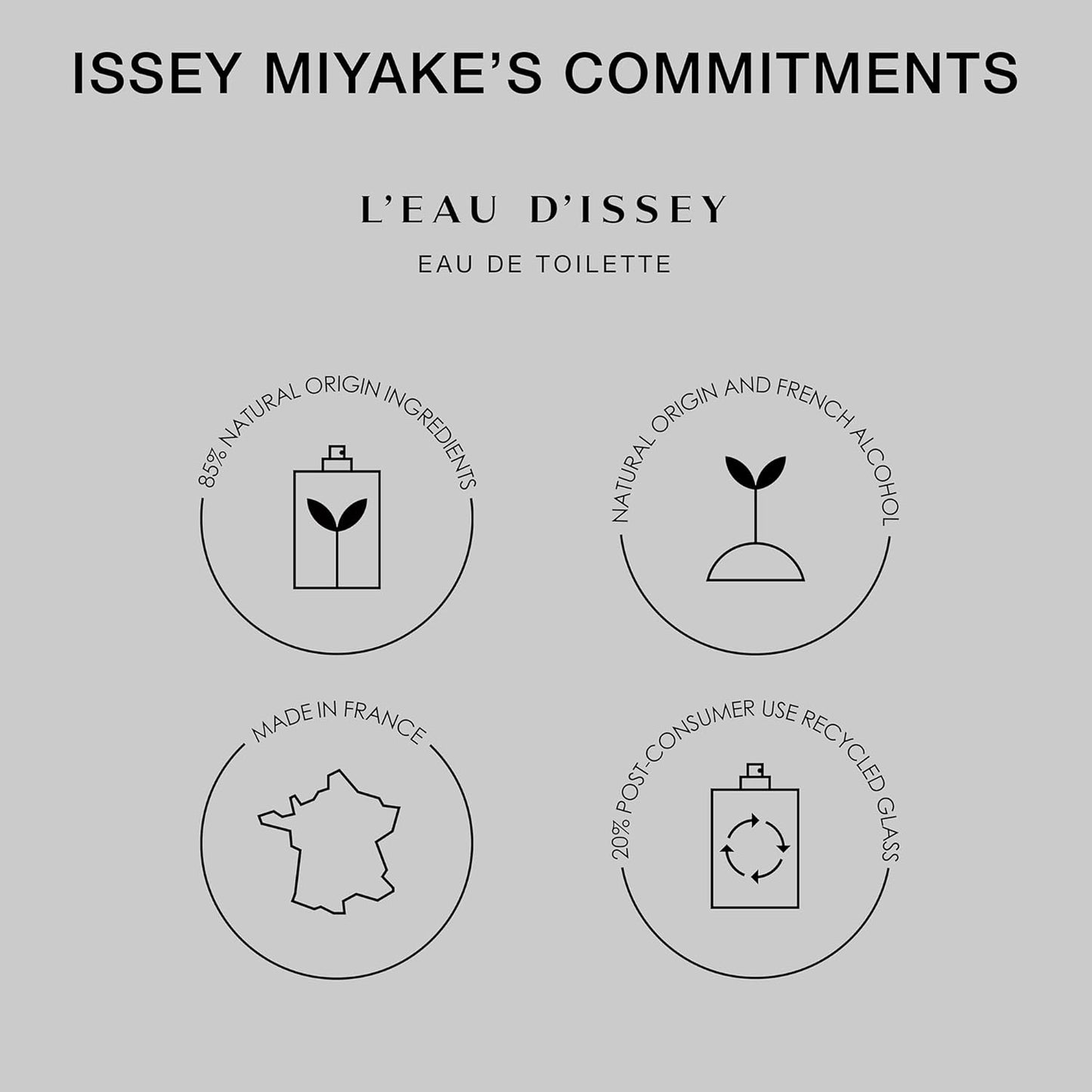 Issey Miyake L'Eau d'Issey Eau de Toilette | Floral & Aquatic Women's Fragrance - Notes of White Flowers & Lotus Rose