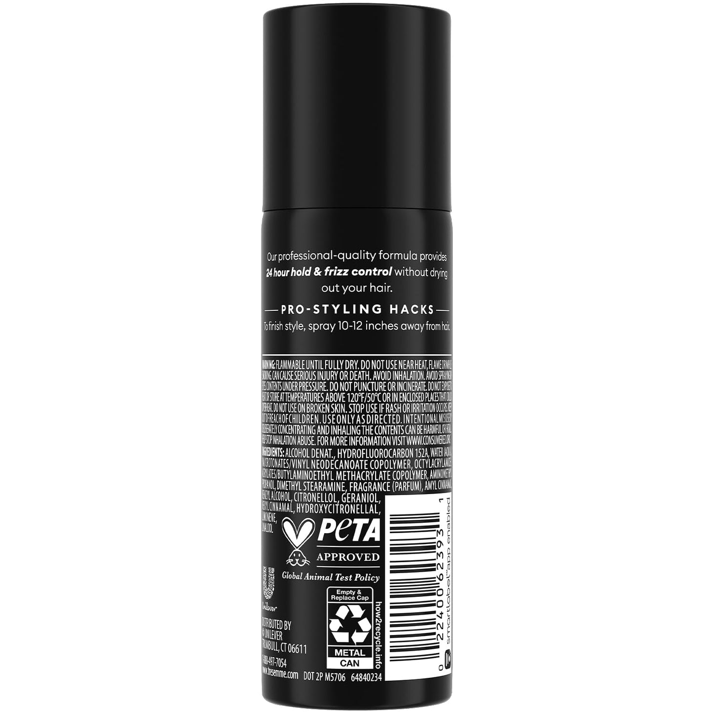 TRESemmé Extra Hold Travel Hairspray - Moisturizing Anti-Humidity Formula | 1.5 Oz (12-Pack)