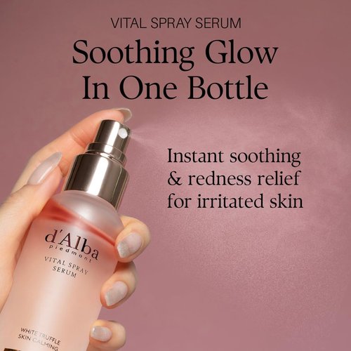 d'Alba Official White Truffle Spray Serum, 3 Solutions, Gift Set (1.76 fl oz (52 ml) x 3ea), Stocking Stuffers, Vegan Skin Care, Glow Serum for Radiant Skin, All In One Mist, Korean Skin Care