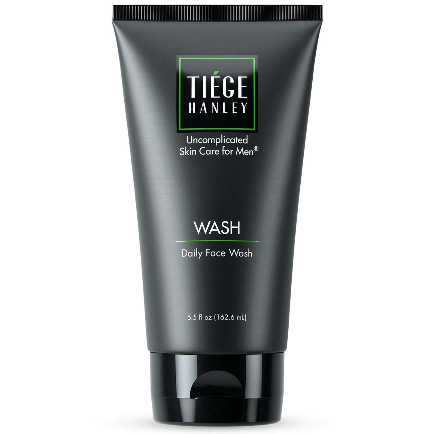 Tiege Hanley Daily Mens Face Wash, 5.5 Oz - Gentle Fragrance-Free Face Cleanser for Men Revitalizes, Hydrates & Softens Skin - Men's Face Wash & Facial Cleanser Skincare for Dry & Sensitive Skin