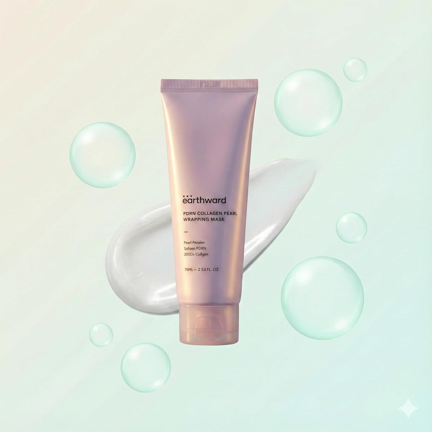 Skiennix Collagen Wrapping Mask - Intensive Glass Skin Firming Care with Salmon PDRN, 75ml/2.53 fl oz