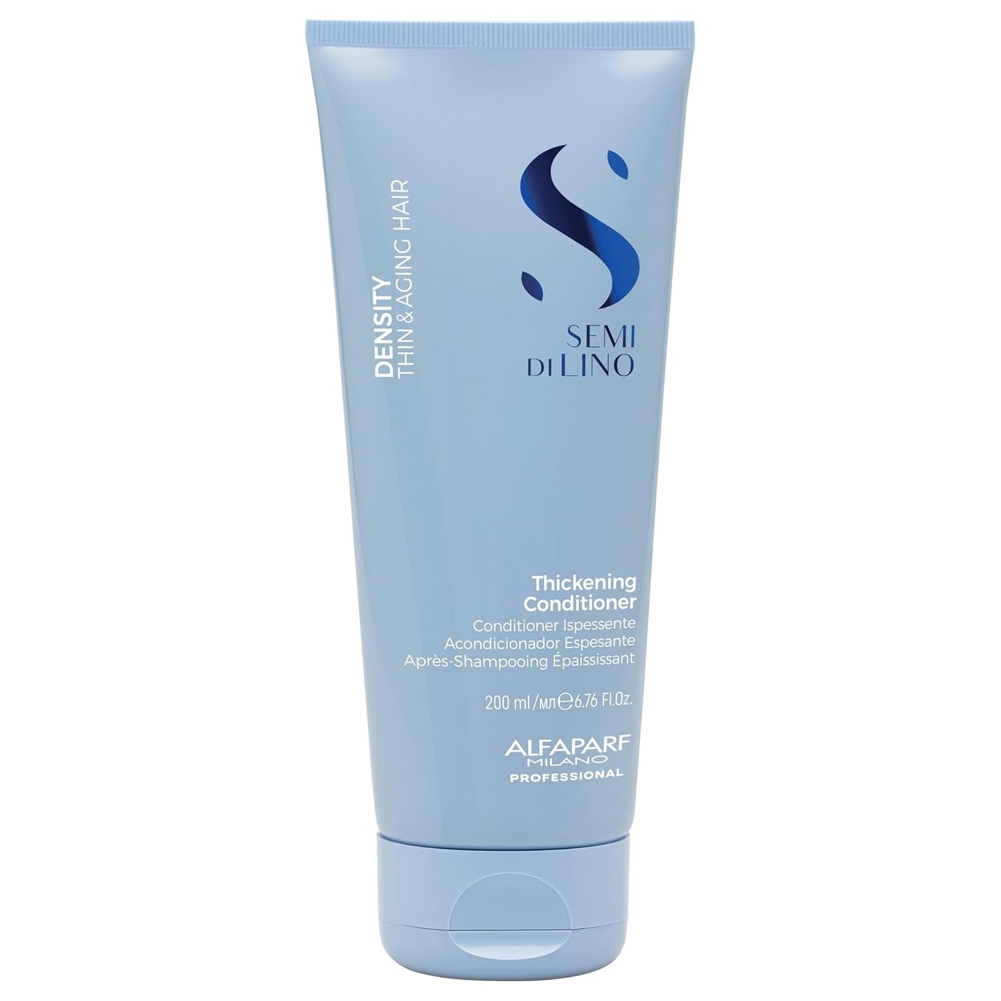 ALFAPARF MILANO Semi Di Lino Density Thickening Conditioner - Peptides & Amino Acids - For Fine Hair - Adds Volume & Softness