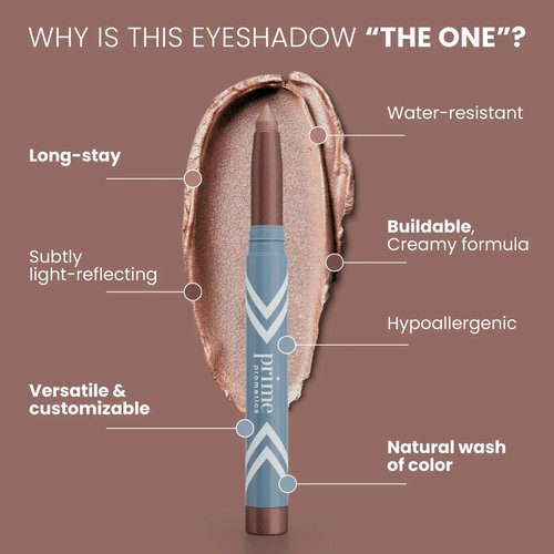 PRIME PROMETICS PrimeEyes Eye Brightener - Creamy Eye Shadow Sticks for Mature Women | Hypoallergenic, Long-Lasting (Nebula)