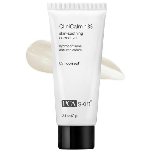 PCA SKIN CliniCalm 1% Hydrocortisone Soothing Cream - Intense Moisturizing Therapy for Irritation & Eczema Relief (2.1oz Tube)