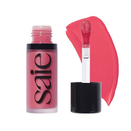 Saie Dew Liquid Blush - Hydrating Cream Blush Stick for a Natural Flush | Glowy Makeup Essential (.40 oz)