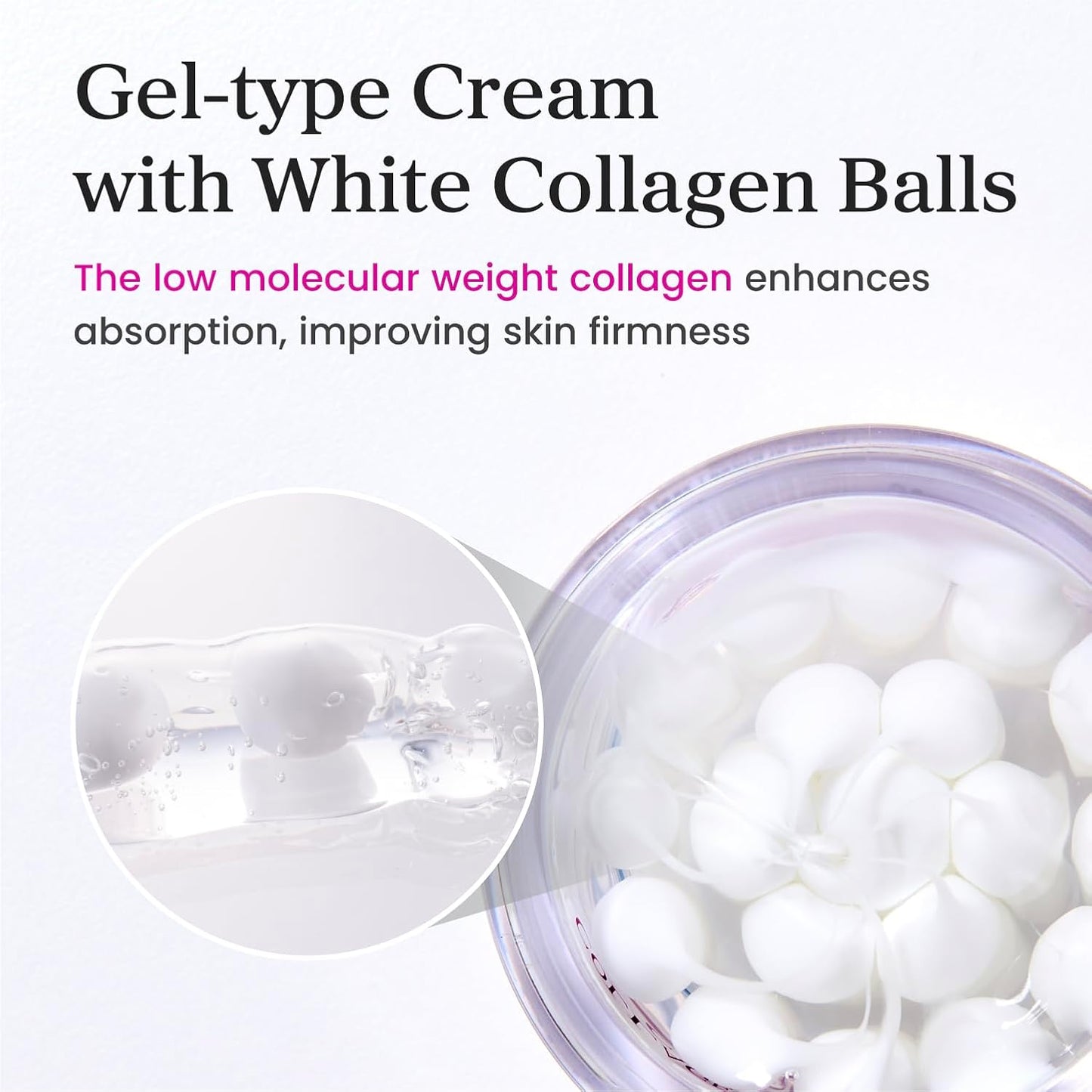 YADAH Collagen Hydra Core Cream - Deep Hydration Capsule Filler with 10 Hyaluronic Acids, 1.76 oz