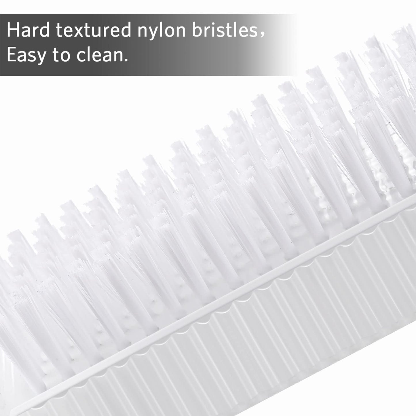 Boao 5 Pcs Hand Scrub Brushes for Nail Cleaning Fingernail Brush Soft Non Disposable Scrub Brush Plastic Hands Nail Cleaning Brushes for Men Women Kids (White)