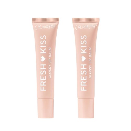 ColourPop Fresh Kiss Glossy Lip Balm - Hydrating Formula with Peptides & Vitamin E - Vanilla Cake (2 Count)