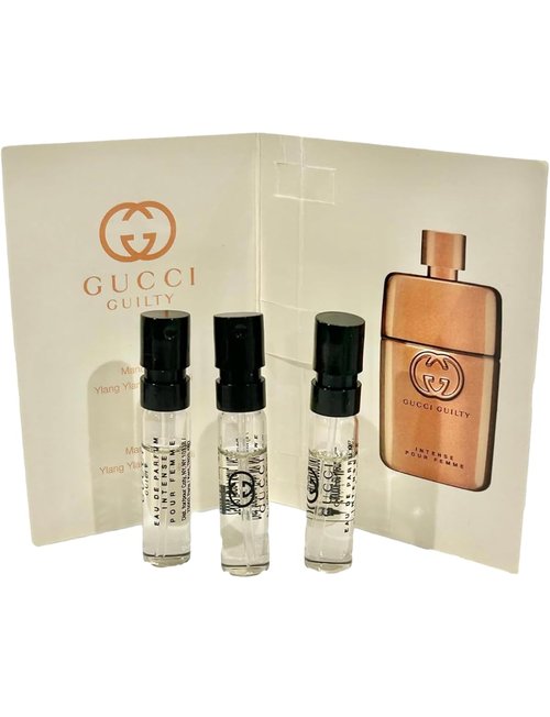 Gucci Guilty Intense Women's EDP Spray - Set of 3 Sample Perfumes (1.5 ml / 0.05 oz Each)