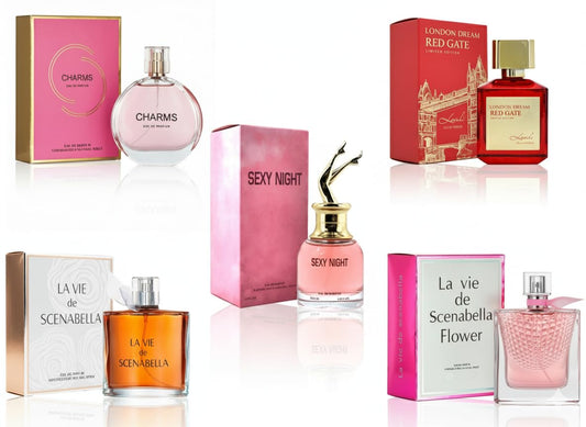 Skiennix Mini Perfume Set - 5-Piece Floral & Fruity Collection for Women | 25-30ml Each
