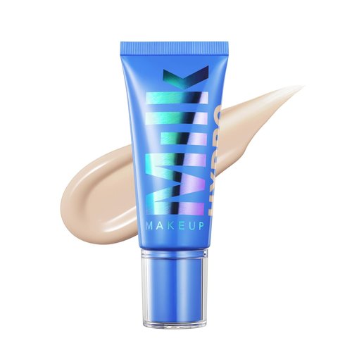 Milk Makeup Hydro Grip Hydrating Gel Skin Tint - 12HR Lightweight Buildable Coverage with Hyaluronic Acid | Natural Dewy Finish