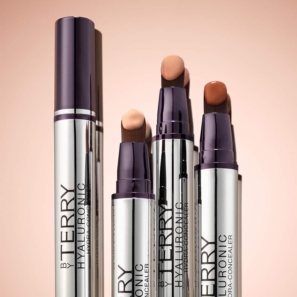 By Terry Hyaluronic Hydra-Concealer, Buildable Coverage Cream Concealer, Brightens & Protects, Vegan Formula, 400 Medium, 0.22 oz