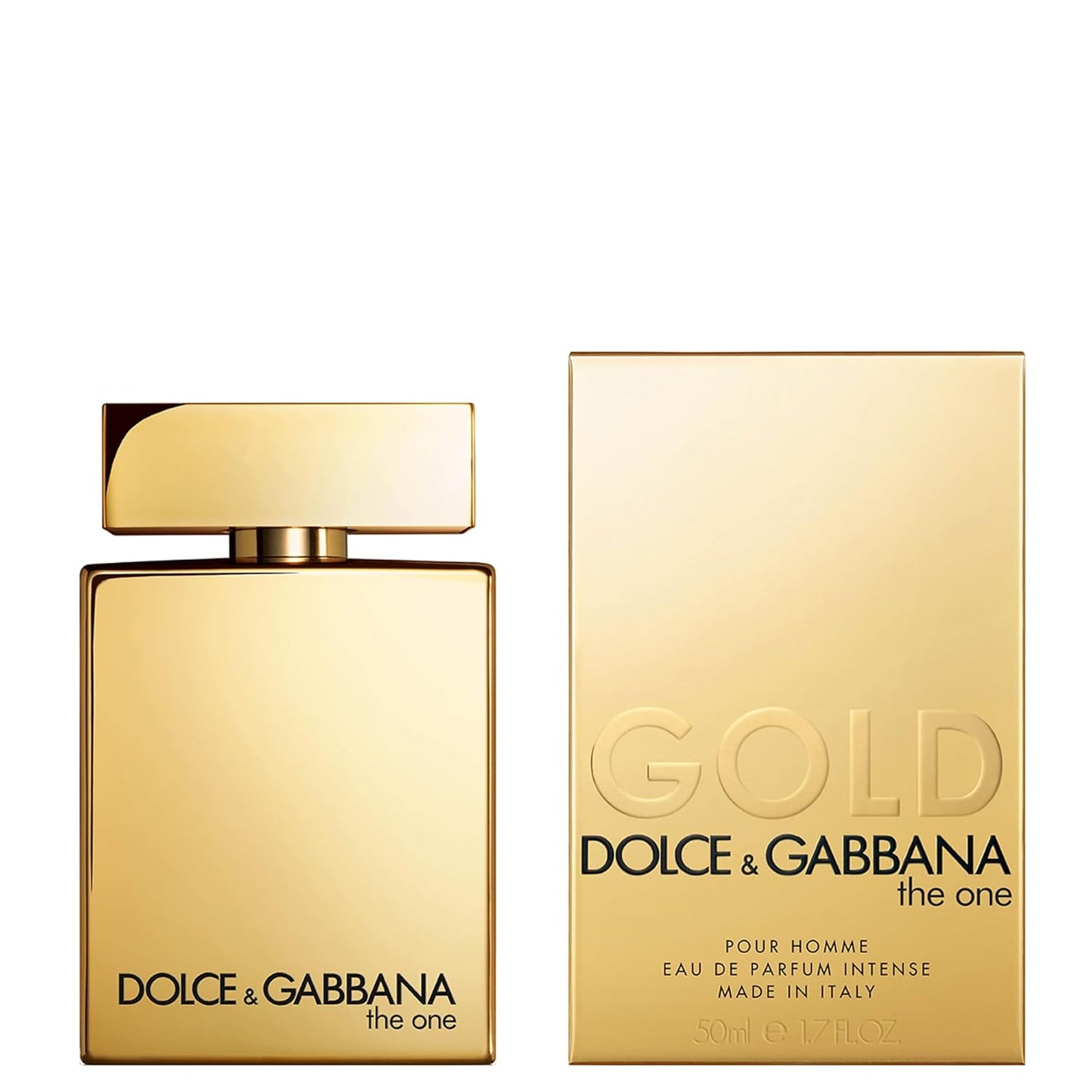 Dolce&Gabbana The One Gold Eau De Parfum Intense Spray for Men - Luxurious Fragrance