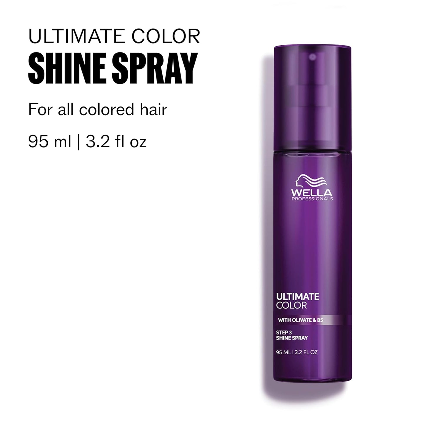 Wella Professionals Ultimate Color Shine Spray - Lasting Smoothness for Color-Treated Hair | 3.2 Fl Oz