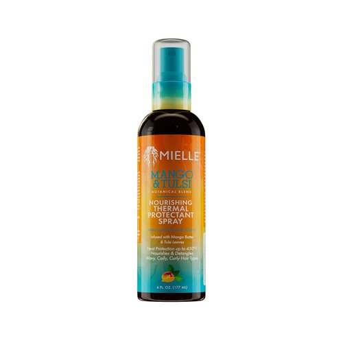 Mielle Organics Heat Protectant Spray - Nourishing Thermal Protection for Hair - 6 Fl Oz