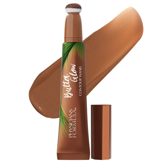Physicians Formula Butter Glow Contour Wand, Easy Application for Instant Definition, Luxuriously Nourishing & Creamy - Medium to Deep