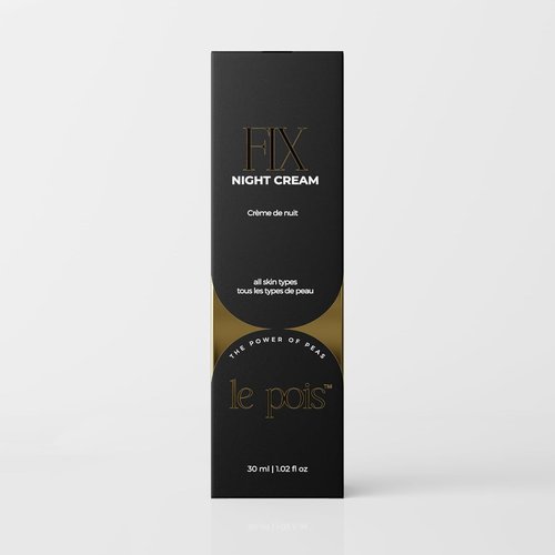 Le Pois FIX Night Cream - Fragrance-Free Plant-Based Moisturizer for All Skin Types | Anti-Aging Hydration