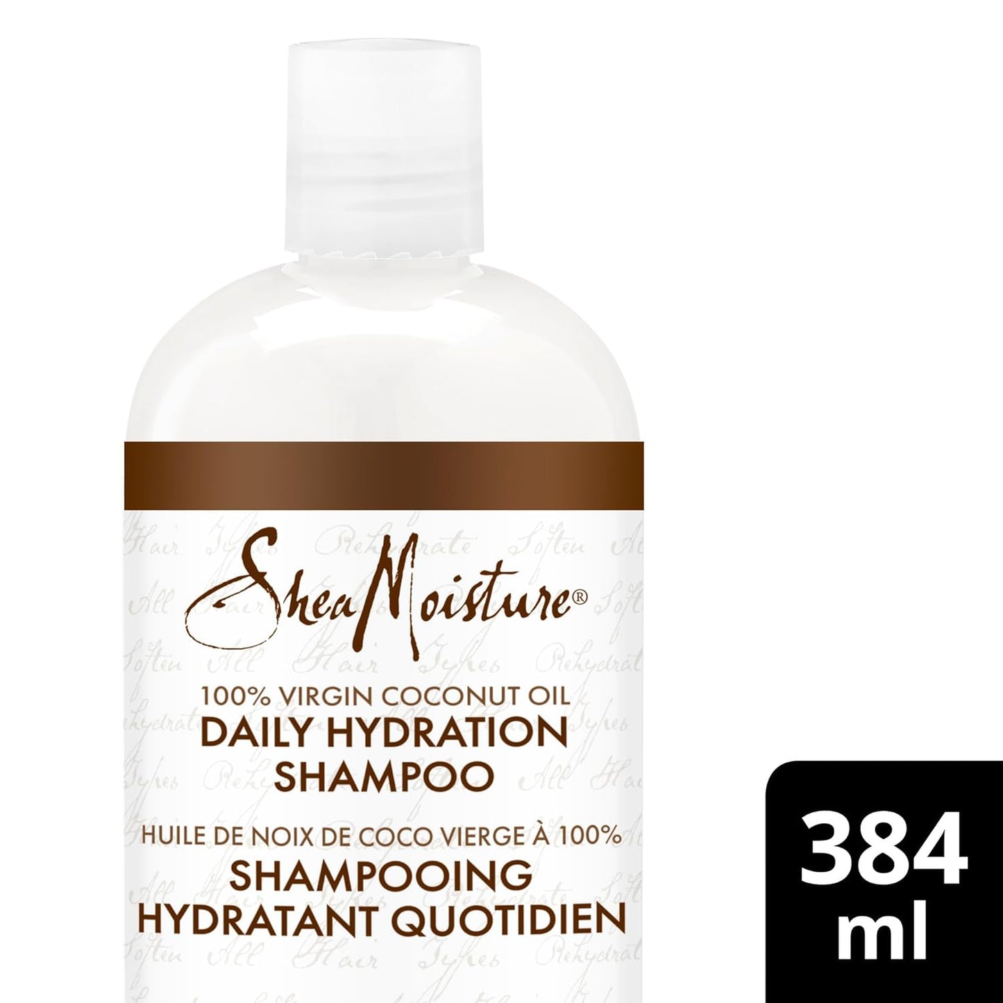 Shea Moisture Daily Hydration Shampoo - Nourishing Formula with 100% Virgin Coconut Oil | 384 ml