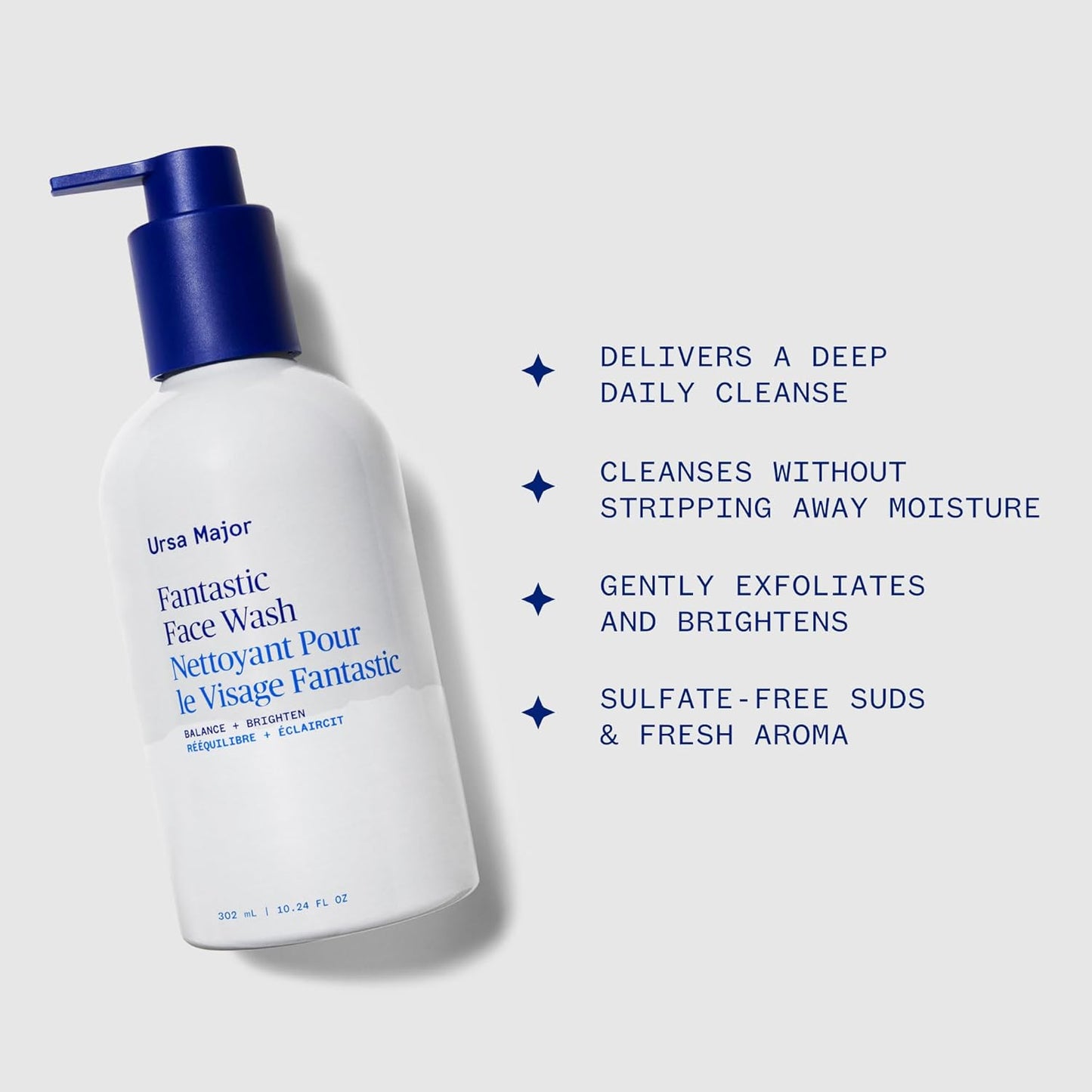 Ursa Major Golden Hour Glow Bundle - Daily Glow Essentials | Recovery Cream, Vitamin C Serum, Face Wash | 3 Count