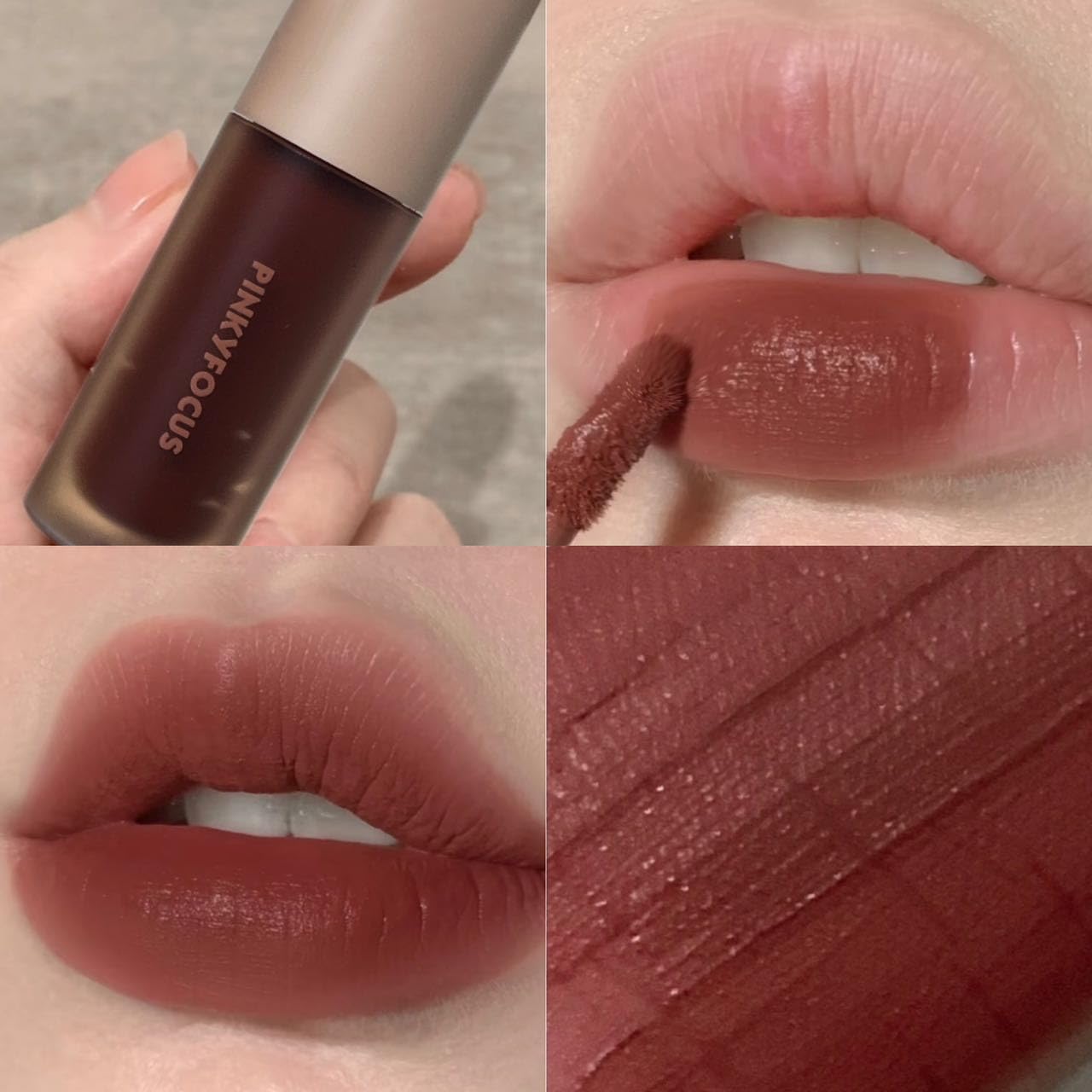 Skiennix 6-Piece Matte Lip Gloss Set - Velvet Finish for Autumn/Winter | Long-Lasting Formula