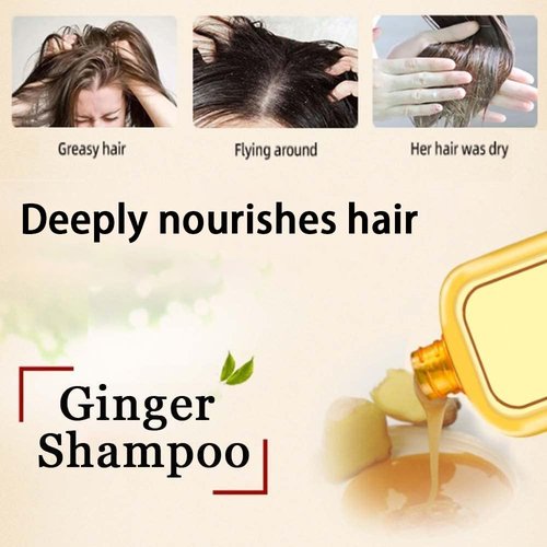 Ginaday Instant Ginger Hair Regrowth Shampoo - Anti-Hair Loss Formula for Thicker Hair | 9.47 FL. Oz (280 ML)