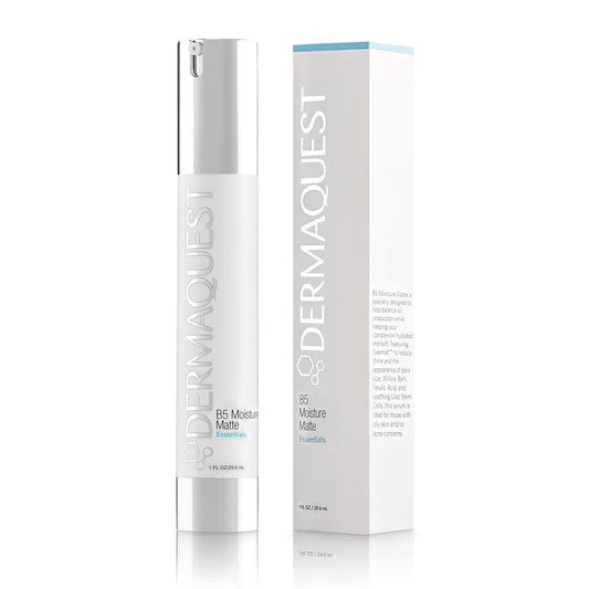 DermaQuest Essential B5 Moisture Matte - Oily & Acne Prone Skin Face Moisturizer - 5% Hyaluronic Acid (1oz)