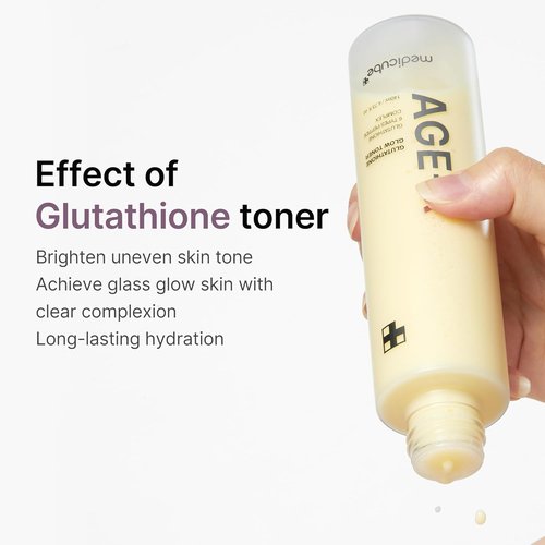 Medicube Age-R Glutathione Glow Milky Toner - Low-Irritation Double Layer for Radiant, Even Skin Tone