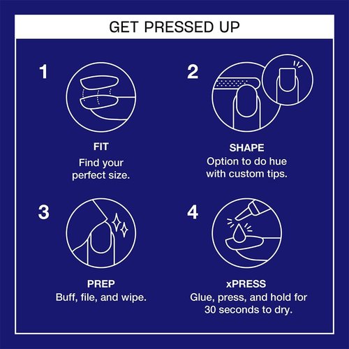 OPI Press On Nails - Gel-Like Salon Quality Manicure | Vegan & Sustainable, Lasts Up to 14 Days