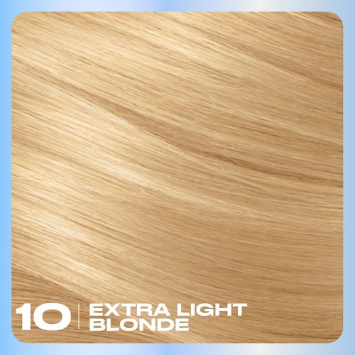 Clairol Nice'n Easy Permanent Hair Dye - 10 Extra Light Blonde Color, Pack of 3 | Long-Lasting Results