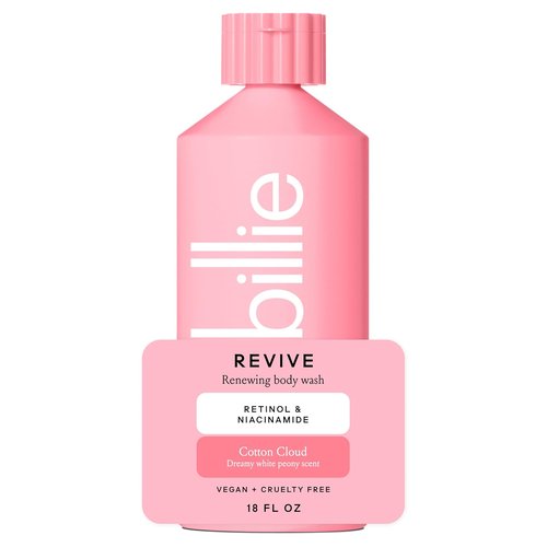 Billie Body Wash - Reviving & Renewing Formula | 18 fl oz Cotton Cloud Scent, Vegan & Cruelty-Free