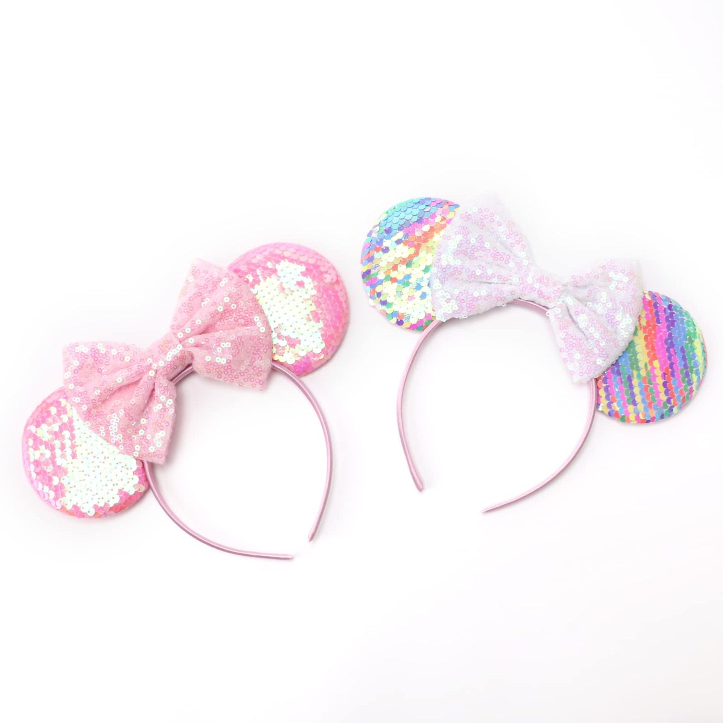 DRESHOW Mouse Ears Bow Headbands Glitter Party Decoration Cosplay Costume for Girls & Women