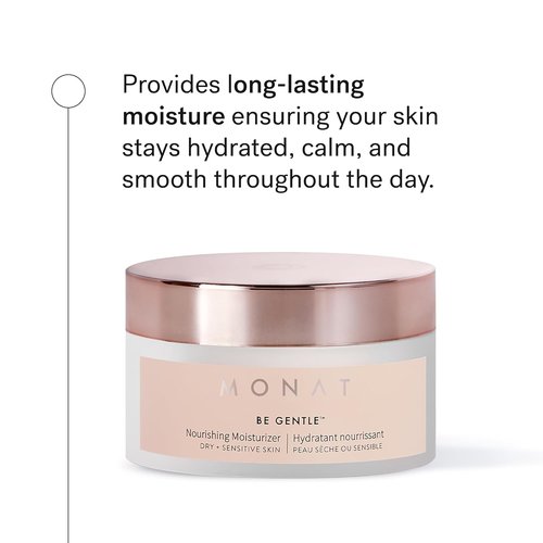 MONAT Be Gentle Nourishing Moisturizer - Hydrating Face Cream with Hyaluronic Acid & Plant Stem Cells | 1.52 fl oz / 45 ml