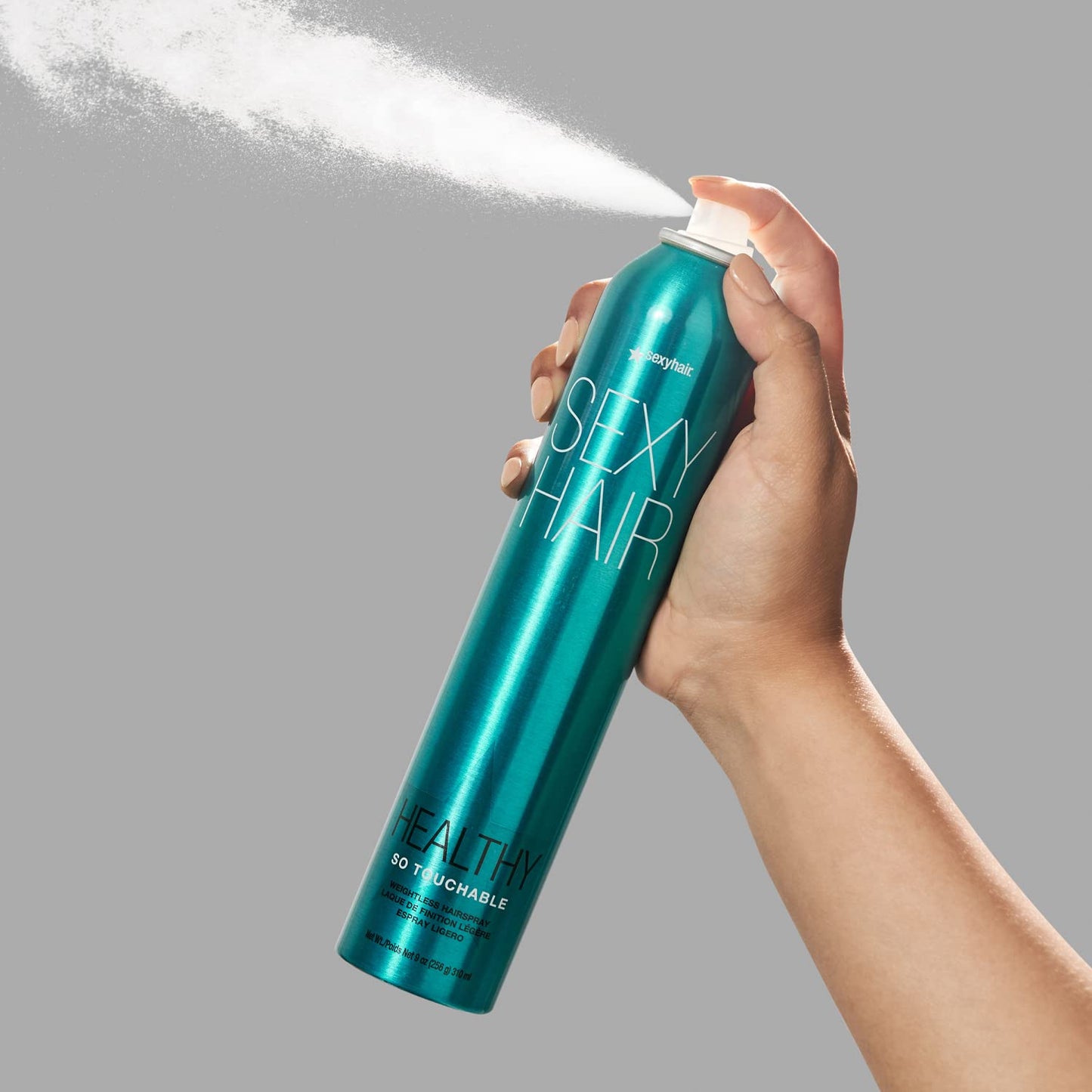 SexyHair Healthy So Touchable Hairspray - Weightless Light Hold & Shine for All Hair Types