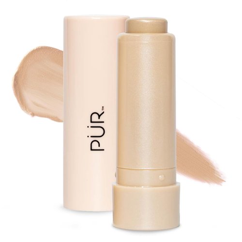 PÜR MINERALS Silky Tint Creamy Makeup Stick - Multitasking Lip & Cheek Color with Peptides for a Natural Glow