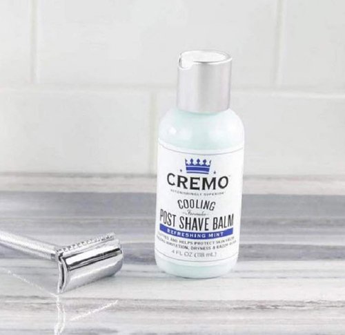 Cremo Cooling Formula Post Shave Balm - Soothes & Protects Skin from Irritation | 4 Oz