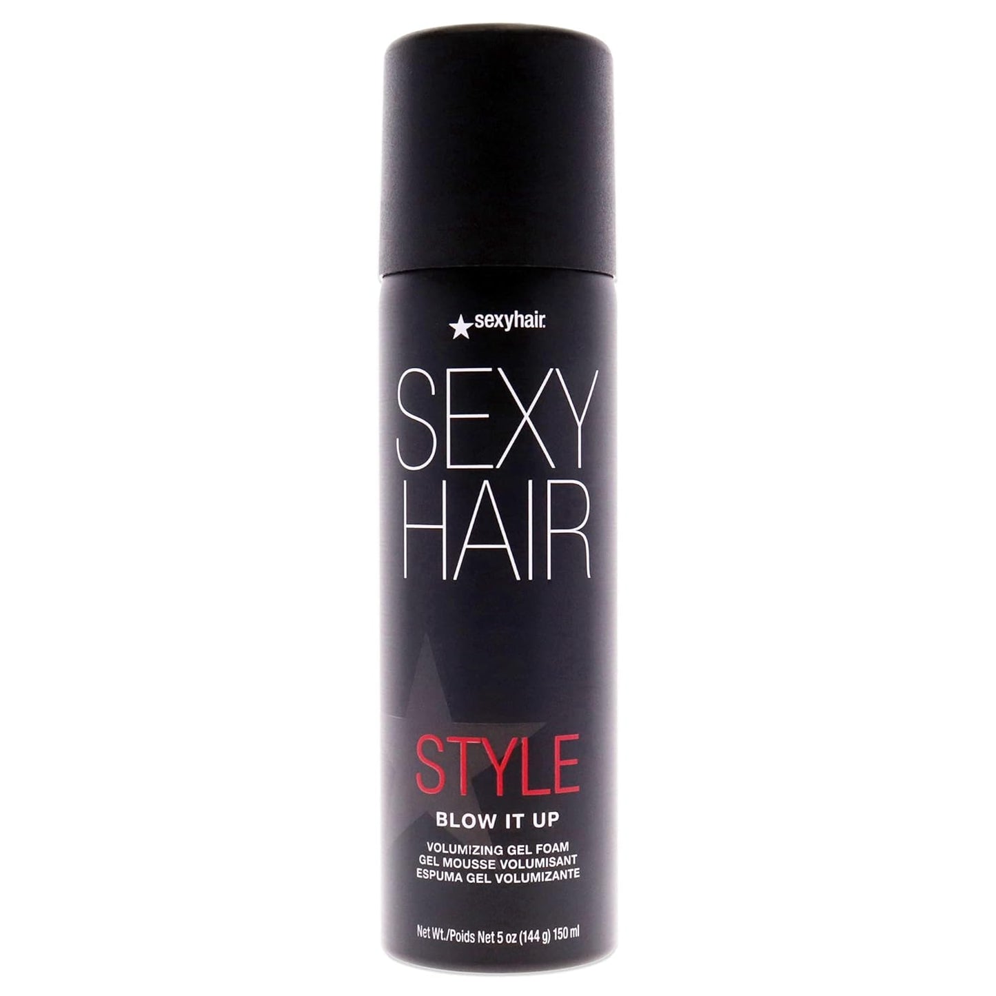 SexyHair Volumizing Gel Foam - Blow It Up Formula for 50% More Volume | 5 Oz | Adds Shine