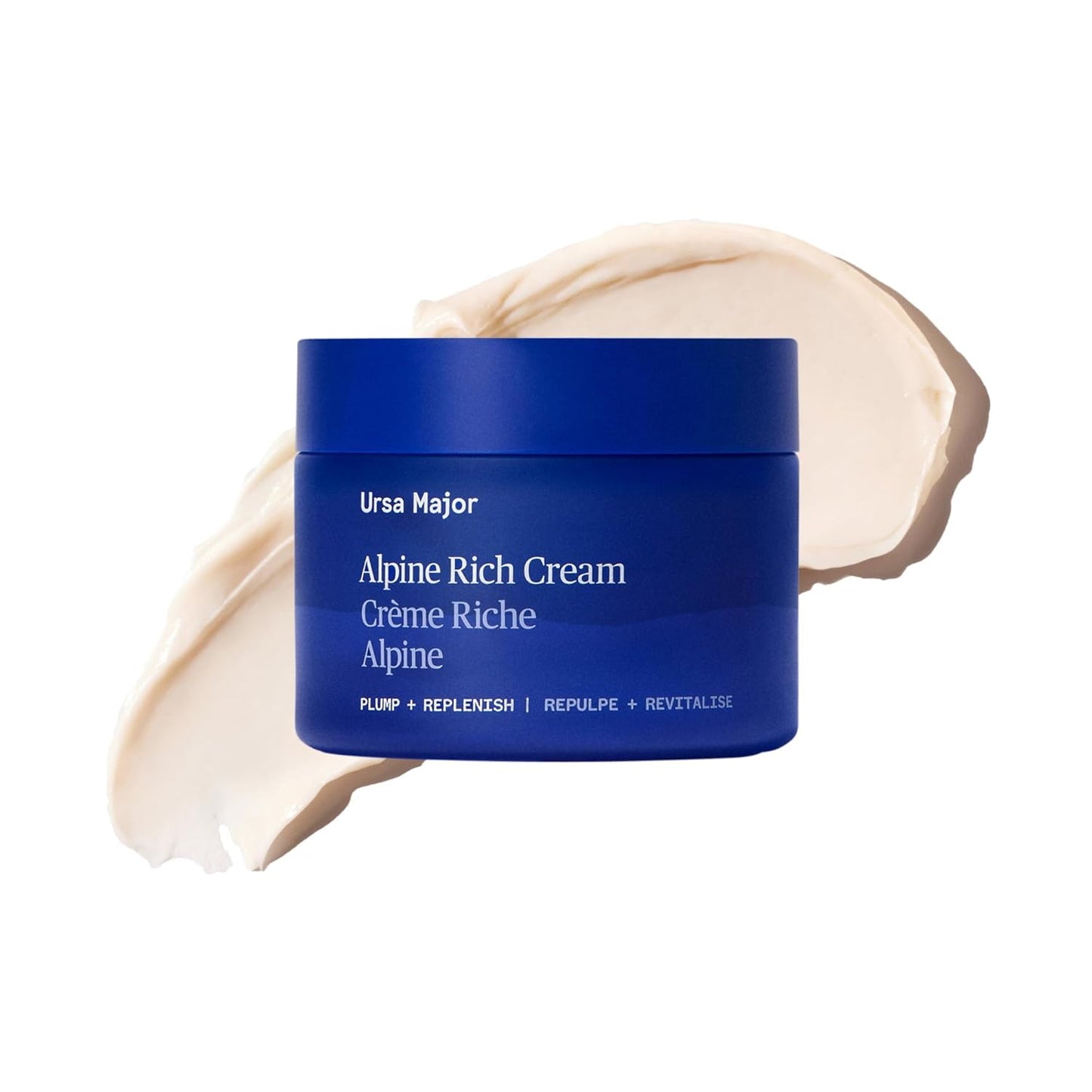 Ursa Major Alpine Rich Cream - Deeply Hydrating Natural Face Lotion | Supports Skin Barrier & Fine Lines | 1.69 oz