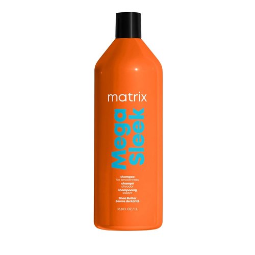 Matrix Mega Sleek Shampoo - Smoothing & Detangling for Dry, Damaged & Frizzy Hair | 33.8 Fl Oz