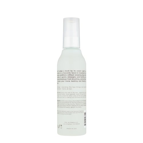 Hairitage Detangling Leave-In Conditioner Spray - Lightweight Treatment for Dry, Curly & Frizzy Hair - Sulfate Free, Cherry + Amber Scent, 6 Fl oz