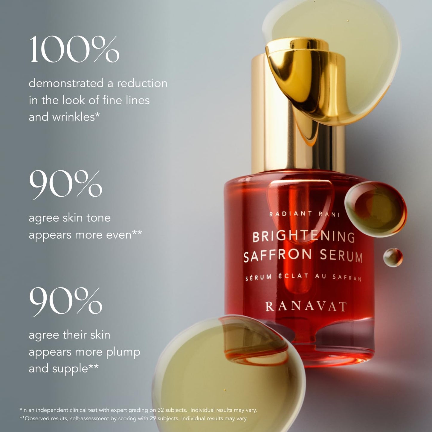 Skiennix Brightening Saffron Serum - Dark Spot Corrector & Hyperpigmentation Treatment - 1 oz for Healthy Glow