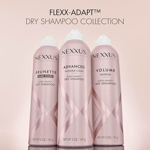 Nexxus Styling Refreshing Dry Shampoo For Oily Hair Advanced Invisible Clean Dry Shampoo Powered by Flexx-Adapt Technology and Infused with a Protein Complex 5 oz