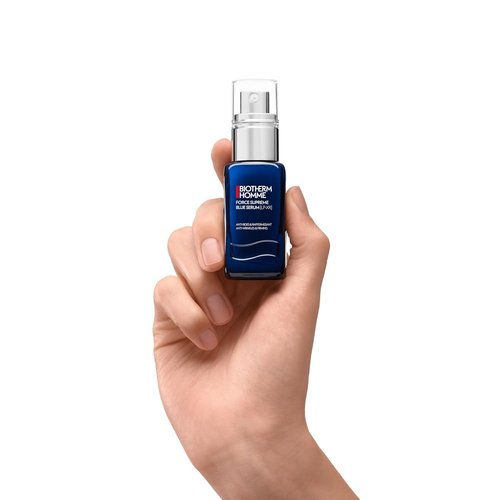Biotherm Force Supreme Blue Serum for Men - 35 Nutrients for Skin Regeneration & Firmness | Pro-Retinol & Peptides