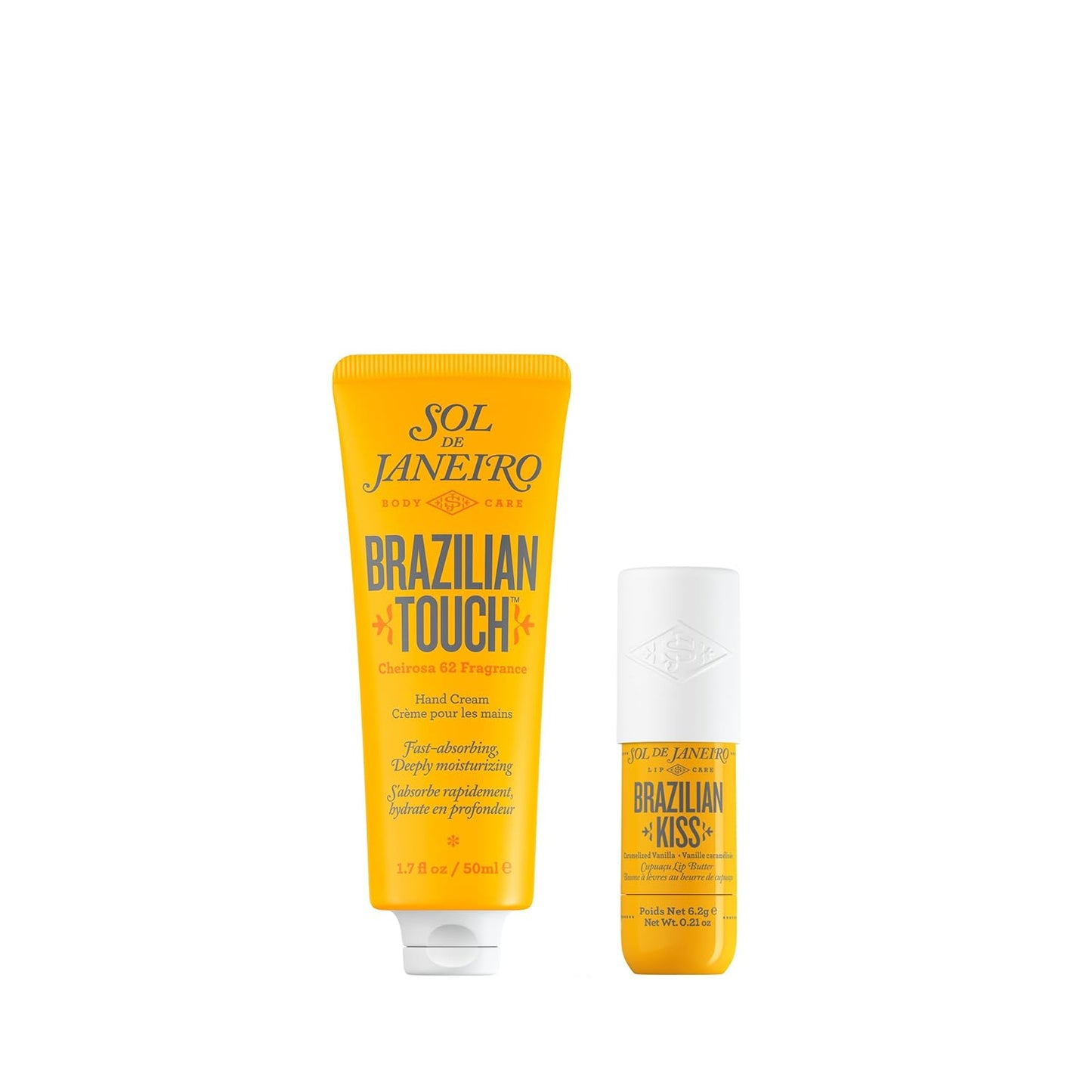Sol de Janeiro Hand Cream & Brazilian Kiss Cupuacu Lip Butter Duo - Travel Size Set