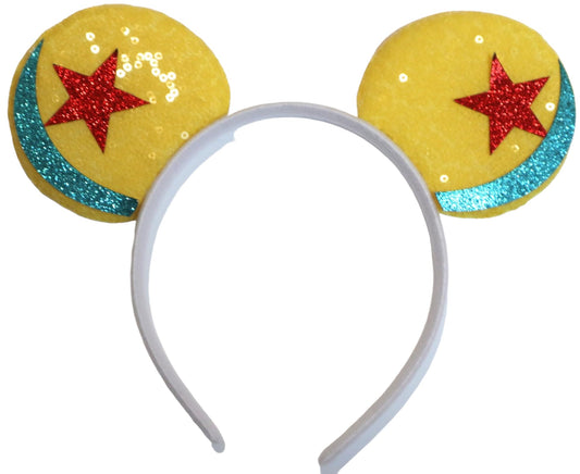 CLGIFT Mickey Mouse Ears Headband, Black Silver, No Bow, One size fits most, For Boys, Toy Story, Halloween, Cosplay Party, Christmas, Disney fans, Children, Partygoers, Cosplay Enthusiasts