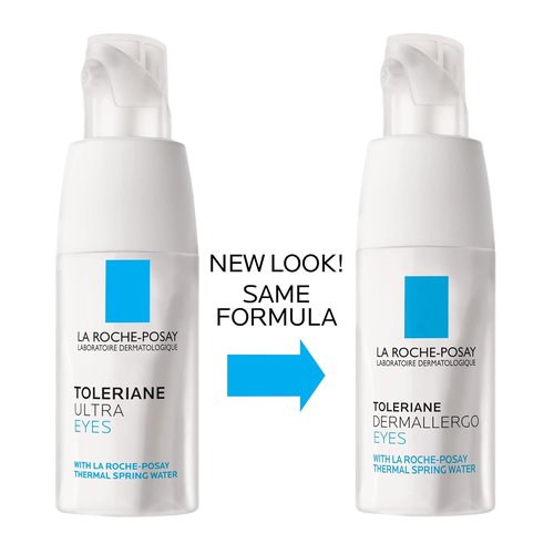 La Roche-Posay Toleriane Dermallergo Eye Cream - Soothing Repair Moisturizer for Sensitive Skin | Allergy Tested, Fragrance & Alcohol Free