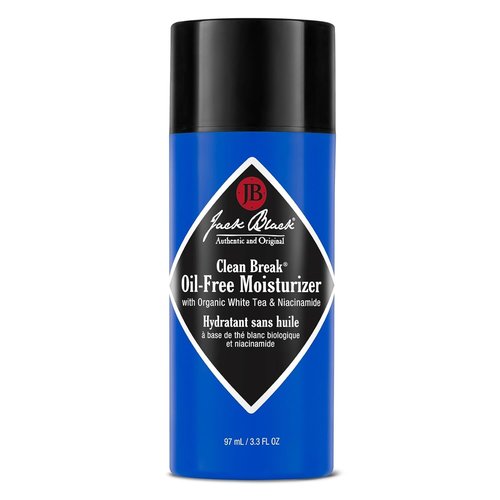 Jack Black Clean Break Oil-Free Moisturizer - Daily Face Lotion for Men, 3.3 Fl. Oz | Lightweight Hydration